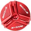 YIJIEBAO Adatto for Moto Morini XCape 2023 X Cape X-Cape 650 650X 2022 Tappo di scarico dell'olio del motore CNC for motocicletta, dado della coppa, Accessori(Red)