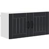 SYDE Pannello lavastoviglie in legno, 80 x 31 x 40 cm | Legno lavorato, design moderno, uso interno, facile pulizia, telaio resistente