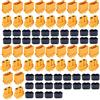 HUAZIZ 20 Paire Connettore Spina XT60, XT60H Guaina, Maschio Femmina, Proiettile Connettori, Alloggiamento Guaina per Batteria Lipo RC Aerei Auto