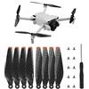 Generic Eliche in fibra di carbonio compatibili per DJI Mini 3 Pro Drone a basso rumore eliche a sgancio rapido lame di ricambio accessori drone (8PCS)