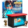 Heromask Tales 2.0 Raccontastorie Ologramma 3D Bambini 4-10 Scatola Magica | Appoggia il telefono sulla scatola magica: le storie con valori diventano ologrammi 3D. 5 lingue. Senza batterie. 4-10 anni