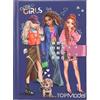 Depesche 12711 TOPModel City Girls - Diario con Numeri e Suono, Libro con 80 Pagine a Righe e Colorate