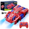 Aooess Spider Wall Climbing Telecomando Auto per Bambini Auto Acrobatica Telecomando con Fari Regali per Età 3 4 5 6 7 8 9 10 11 12 Anni Ragazzi Ragazze Compleanno Indoor Ricaricabile RC Racing Cars