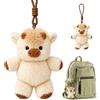 BAISHUWU Peluche Mucca Che Corre, 15 cm Highlandes Cow Plushs, Peluche Cinghiale Che Corre, Mucca Giocattolo di Peluche Morbido, Running Cow Plush, Plush Cow Keychain, Per Ragazzi E Ragazze