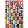 Educa - Puzzle 500 Pezzi Bibite e Lattine Colorate - Idea Regalo Pop Art | 34x48 cm | +11 Anni (18447)