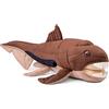 lilizzhoumax Peluche Dunkleosteus, 60 cm, Pesce Realistico Morbido con Forma Dettagliata, Animale Imbottito per Bambini da 3 Anni, Pescatori e Collezionisti