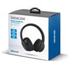 SENCOR SEP 710BT BK Cuffie di design senza fili, microfono integrato, controllo tattile, Bluetooth 5.0, durata della batteria 30 ore, micro-USB, IP 20
