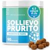 DBLabo Sollievo Prurito Cane 90 Snack Appetibili DB Labo | Probiotico per Cani, Gusto Naturale con Lactobacillus Plantarum, Tarassaco e Lieviti, per Tutte le Razze ed Età