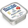 Monge Monoprotein PUPPY CHICKEN WITH APPLE, cibo umido per cuccioli (cibo per cuccioli a base di pollo e mela, ricetta di alta qualità, vitamine A-E-D3, senza zuccheri aggiunti, senza cereali, 150 g)
