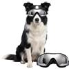 FDHBDF Occhiali da sole per cani di taglia media, 1 paio di occhiali da sole per animali domestici con protezione UV, per escursioni in auto, in moto, adatti per cani di taglia media (argento, L)