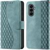 CaseGla Cover per Samsung Galaxy S26 custodia portafoglio Verde nebbia | Blocco RFID, 3 scomparti carte, 1 tasca banconote, Chiusura magnetica, Supporto, Pelle PU flip cover per Samsung S26