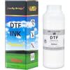 Lucky Bridge Inchiostro pigmentato DTF bianco da 500 ml per PET Film a trasferimento termico inchiostro di ricarica per tutte le stampanti Epson DTF con testina di stampa DX5 DX7 5113 XP600 I3200 ecc.