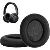 kwmobile 2x Cuscinetto Cuffie Compatibile con Anker Soundcore Life Q35 / Q30 Pad - Cuscinetti Ricambio Cuffie Over Ear Simil Pelle - nero