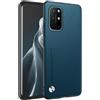 HAFFAN Custodia Cover Protettiva per Cellulare per OnePlus 8T / OnePlus 9R (6.55 inches), Stile Similpelle - Zaffiro