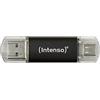 Intenso Twist Line 512 GB, Dual USB 3.2 Gen 1x1, USB-C e USB-A, 70MB/s, antracite