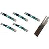 TECNOIOT 5 pièces 1S 3.7V 3A li-Ion BMS PCM Carte de Protection de batterie 18650 batterie au Lithium + 5 pièces Bande de Nickel