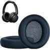 kwmobile 2x Cuscinetto Cuffie Compatibile con Anker Soundcore Life Q35 / Q30 Pad - Cuscinetti Ricambio Cuffie Over Ear Simil Pelle - blu scuro
