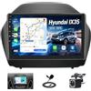 CAMECHO CarPlay Autoradio per Hyundai IX35 2010-2015