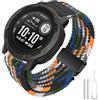 TOPsic Cinturino per Garmin Instinct 2 Nylon, 22mm Cinturini Nylon Elastico Ricambio Sportivo Cinturino per Garmin Instinct 3 45mm, INstinct Tactical, INstinct Tide, INStinct Esports, INStinct Solar