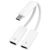 BTFO 2 in 1 USB C Splitter, Adattatore USB-C a Type C per Cuffie e Caricatore Cavallo Adattatore Audio Ricarica Rapida PD 60W per Apple iPhone 15 16 17/iPad Pro