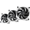HYTE Thicc FP12 - Ventole ad alte prestazioni, 120 mm x 32 mm, confezione da 3, colore: Bianco/Nero