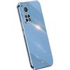 RankOne La Custodia del Telefono è Adatta per Xiaomi MI 10T 5G / Xiaomi MI 10T Pro 5G (6.67 Inches), Case per Cellulare in Silicone con Telaio Galvanico - Blu navy