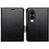 OCASE Portafoglio per Samsung Galaxy Z Fold 8 Nero | Custodia a Ribalta, Portafoglio in Pelle PU, Blocco RFID, 3 Slot per Carte, Supporto Integrato, Protezione Antishock