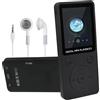 Aivane Lettore MP3 da 32 GB, Bluetooth 5.0, con altoparlante per atleti, lettore musicale da 1,8, HiFi con video radio FM, registrazione vocale, e-book, espansione fino a 128 GB (cuffie incluse)