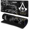 Head Case Designs Licenza Ufficiale Assassin's Creed Mappa con Logo Grunge Bandiera Nera Arte Chiave 23.62 x 11.81 x 0.12 Inches (600 x 300 mm) - L Tappetino per Mouse E Scrivania per Giochi PC