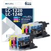 LCL LC1220 LC1240 Cartucce d'inchiostro Compatibile LC1240C LC1240M LC1240Y | Sostituzione per Brother MFC-J6910CDW/J6710CDW/J5910CDW/J825N/J955DN/J955DWN/J705D/J705DW/ J710D (2Ciano 2Magenta 2Giallo)