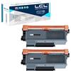 LCL TN2220 Nero Cartucce di Toner Compatibile per Brother TN2220 TN2210 | TN-2220 TN-2210 per MFC-7360N MFC-7460DN MFC-7860DW FAX-2840 FAX-2940 HL-2130 HL-2135W HL-2240 HL-2250DN DCP-7055 (2Pack)