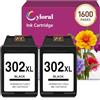 Cyloral 302XL Cartuccia per HP 302 XL Cartucce per 302 OfficeJet 3835 Nero