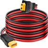aimayla Cavo di prolunga per pannello solare XT60 a XT60 femmina connettore maschio per Ecoflow Delta River Max Bluetti Anker SOLIX Generatore di centrali elettriche portatili 160 W 220 W 400 W RC LiPo