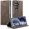 Ottcooed Cover per Samsung Galaxy Z Fold 8 Ultra Custodia, Cover Pellicola a Libro Portafoglio in Pelle Porta Carte Protettiva Slot per Scheda Flip Case Wallet Case Con Galaxy Z Fold 8 Ultra, Caffè