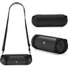 Yaowanguan Custodia in Silicone per Beats Pill Altoparlante Bluetooth wireless(2024),Pill 2024 Manicotto da Viaggio Portatile Borsa di Trasporto con Tracolla(Nero)