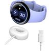 leChivée Caricatore per Google Pixel Watch 4, Dock di Ricarica Rapida USB-C da 5 W per Google Watch 4 (41 mm/45 mm), Magnetico Charger, Cavo USB-C 1 m, Bianco