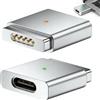 Inajoke Adattatore da USB C a magnete 2 per Magsafe 2, convertitore di ricarica magnetico da 100 W, PD con indicatore di carica LED, per MacBook 15 2013-2015 A1398/A1424/MC976/MD506/ME665/ME293/ME294