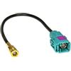 tomzz Audio 1500-038 Fakra (F) adattatore antenna accoppiamento a SMB (F) accoppiamento compatibile con DAB Blaupunkt Pioneer Sony Kenwood Alpine JVC uva