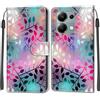 SIENIANLINE Cover per Xiaomi Redmi Note 13 Pro 4G PU Pelle Custodia Flip Colorato