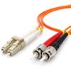 1aTTack.de 1x 3m OM2 LWL DX DUPLEX cavo patch LC/UPC - ST/UPC MM MULTIMODALE - 50/125 µm LSZH arancione