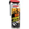 SONAX Spray per catene di bici (300 ml) lubrificante e protettivo per catene, pignoni e ingranaggi. Idrorepellente e anticorrosione | Art. N. 08762000