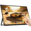 UPERFECT Monitor Portatile Touchscreen 18,5" Monitor Gaming 120Hz - Metallo Premium, 125% sRGB FHD IPS 2000:1, Supporto Regolabile a 180° & VESA, Secondo Schermo Ultra-Sottile per Laptop PC Console