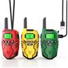 Inspireyes Walkie Talkie Bambini Ricaricabili 48H Lunga Portata con Torcia