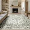 HUGEAR Tappeto Salotto 200x300cm Verde Lavabile In Lavatrice