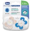 Chicco Succhietto Comfort Boy In Silicone 6-16 Mesi 2 Pezzi