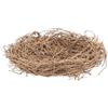 GARVALON Nido Artificiale in Rattan Forma Realistica e Funzione Decorativa per Pasqua e Stagione, Ornamento Unico per Foto e Decorazione Casa