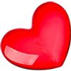 DOITOOL Decorazione Cuore Rosso in Pietra Naturale per Festa degli Innamorati Soprammobile Romantico e Fermacarte in Cristallo Centrotavola Matrimonio e Anniversario
