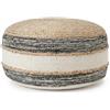 HAPPERS Pouf iuta cotone Ceci. Poggiapiedi, Sgabello basso, pouf design esclusivo con imbottitura inclusa