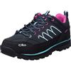 CMP MOON LOW WMN TREKKING SHOE WP, Scarpe da Trekking Donna, Antracite-Acqua, 36 EU