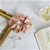 OFFTOPIC® Scrunchies in Seta Pura | STOP a Capelli Spezzati e Segni | Elastico Accessorio Elegante | Certificato Oeko-Tex | Lavabile in Lavatrice | Rose Gold